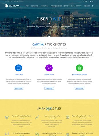 Diseño páginas web y tiendas virtuales - Fondo mínimo