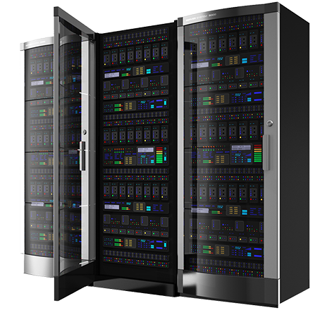 Dominio y alojamiento fiable y administrado - Evirom rack