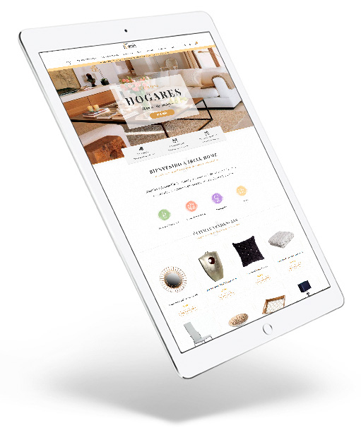 Diseño web de Tienda Online en Écija, Córdoba y Sevilla - ipad