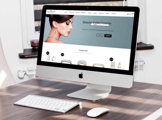 Proyecto Daluxan - Tienda online a medida e imagen corporativa, por Evirom