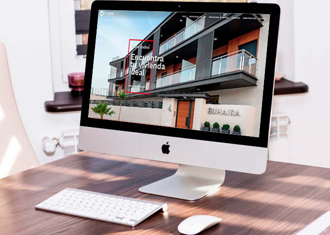 Vaida Grupo Inmobiliario - Página Web - Evirom