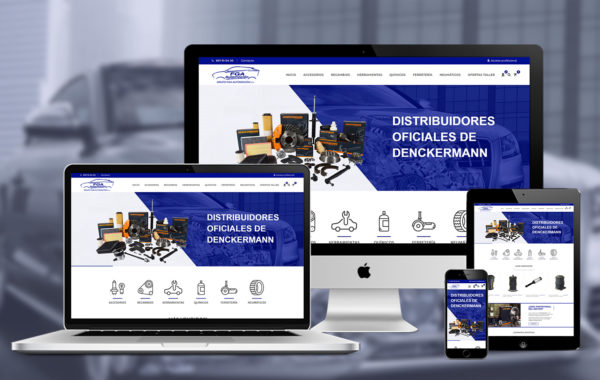 Diseño de tienda online FGA Automoción