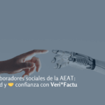 Una persona y un robot estrechándose la mano, simbolizando la colaboración de Evirom con la AEAT para ofrecer seguridad y confianza mediante Veri*Factu.